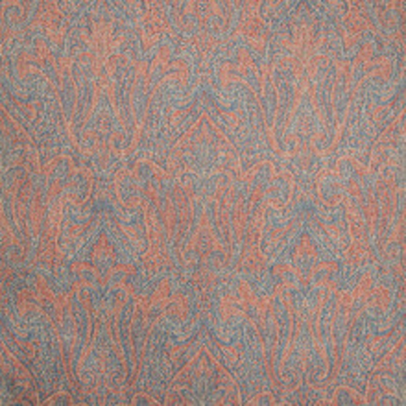 Lee Jofa Fabric Toccoa Paisley Ruby/Blue
