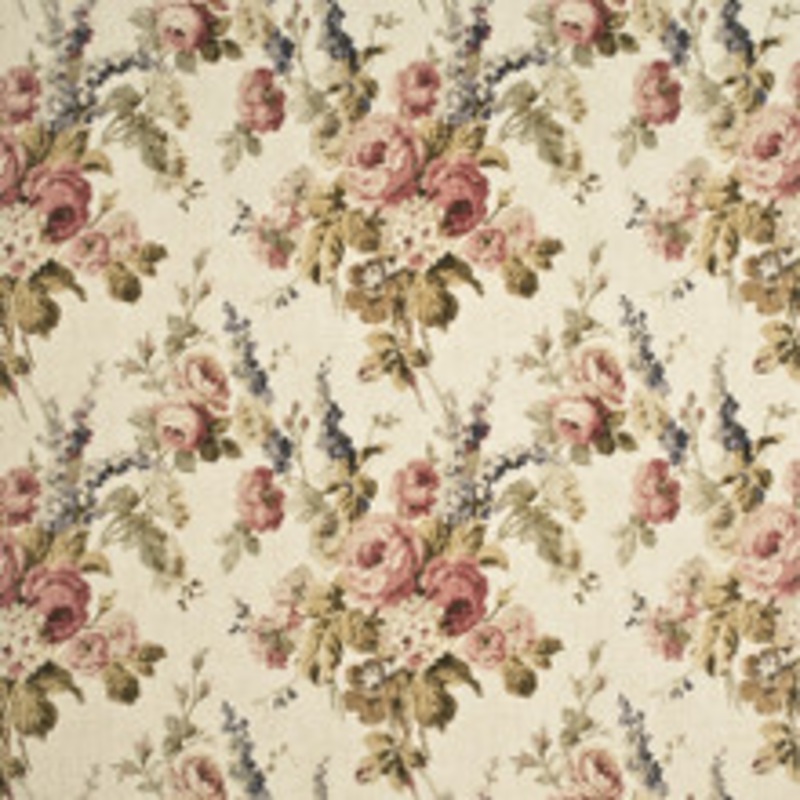 Mulberry Fabric Vintage Floral Antique/Rose