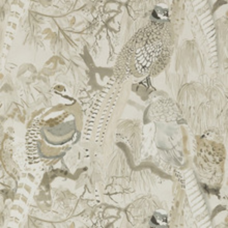 Mulberry Wallcovering Game Birds Stone