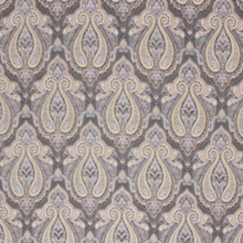 RM CoCo Fabric Derbyshire Paisley Smoke