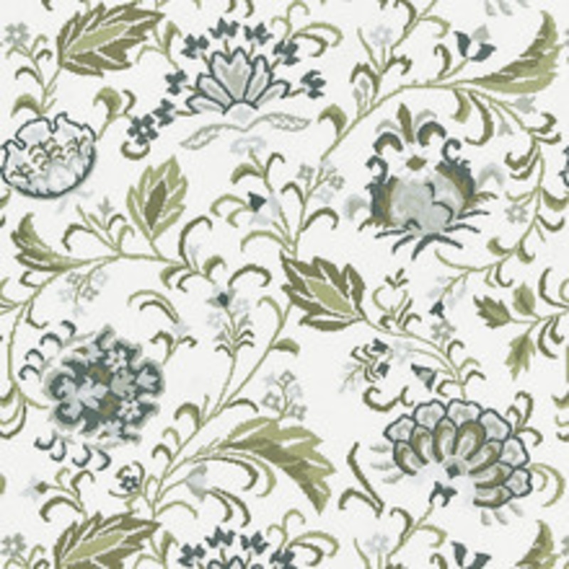 Scalamandre
 Fabric Delphine Embroidery/Ash Sc 000327173