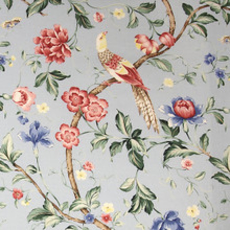 Scalamandre
 Fabric Orienteaux/Rose & Blue On Glacier Blue Sc 000216300M