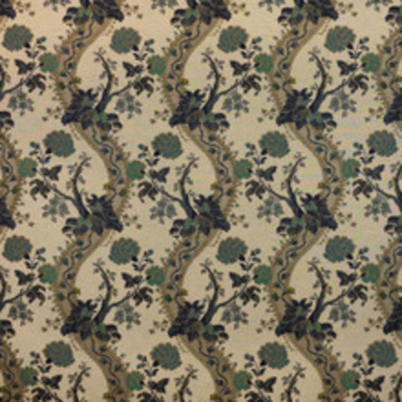 RM CoCo Fabric Balmoral Garden Indigo