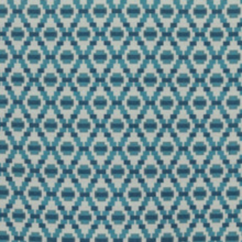 RM CoCo Fabric Step Up Trellis Blue Sky