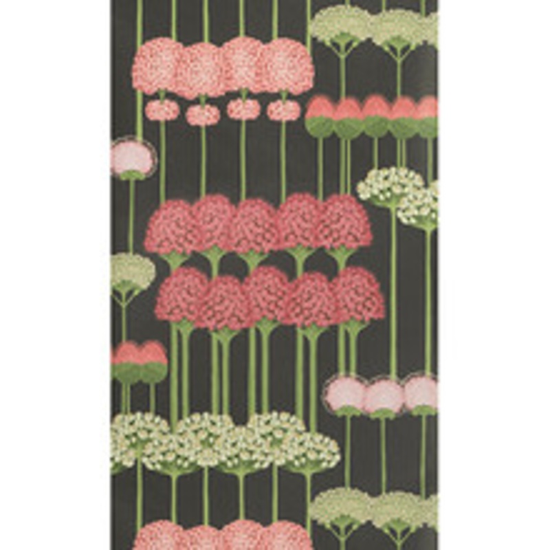 Cole & Son Wallcovering Allium Coral/L Green/Char
