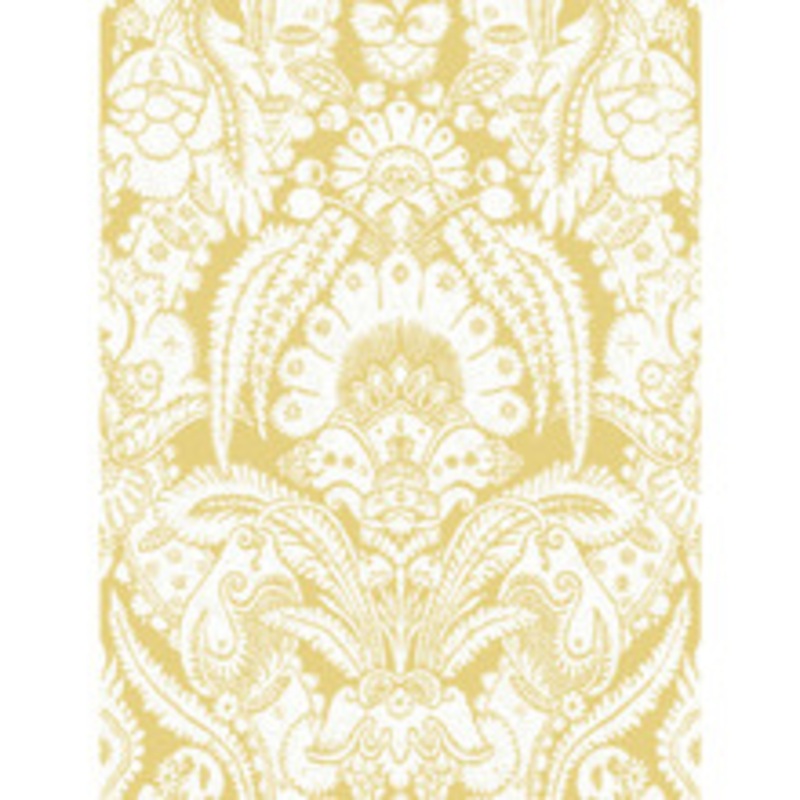 Cole & Son Wallcovering Chatterton French Yellow And Ivory
