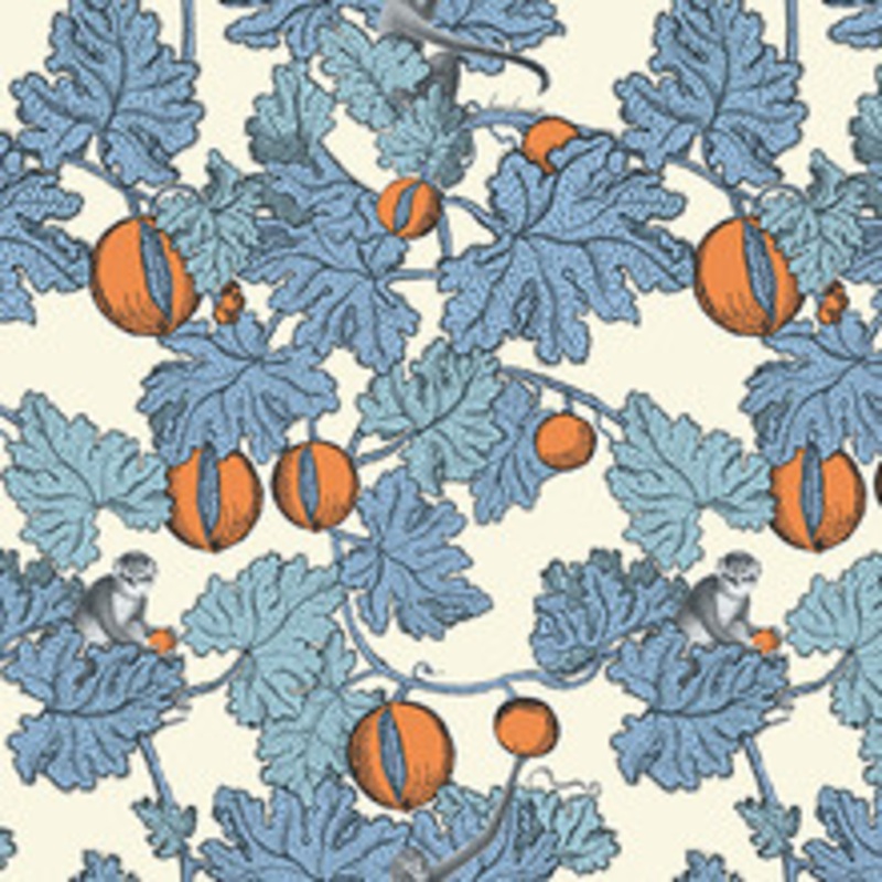 Cole & Son Wallcovering Frutto Proibito Hyacinth & Orange