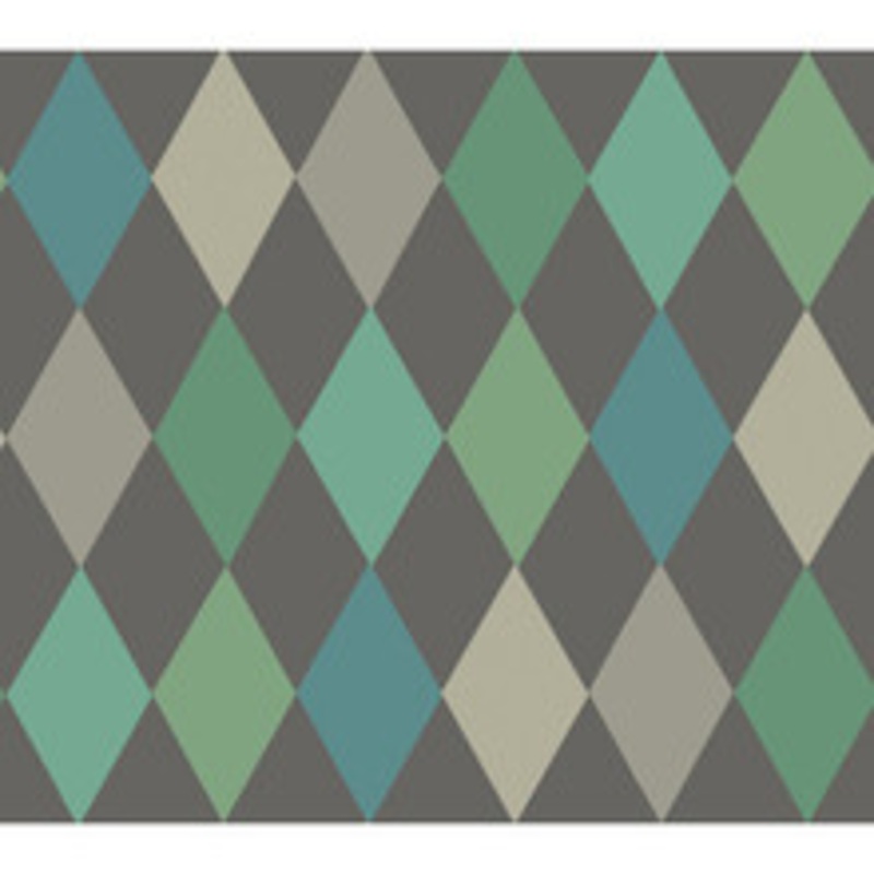 Cole & Son Wallcovering Punchinello Teal On Char