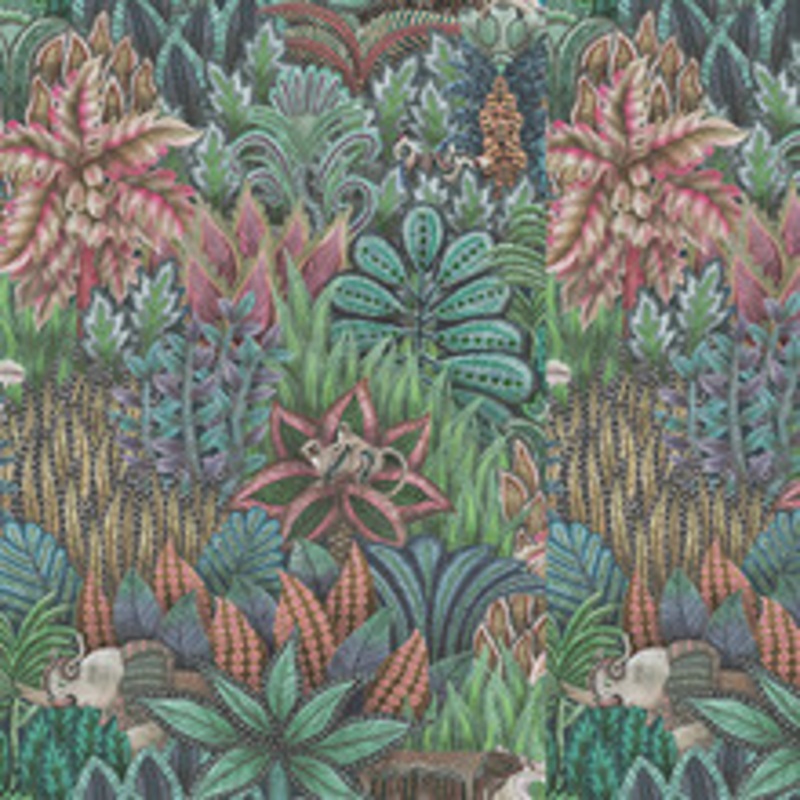 Cole & Son Wallcovering Singita Dark Blue