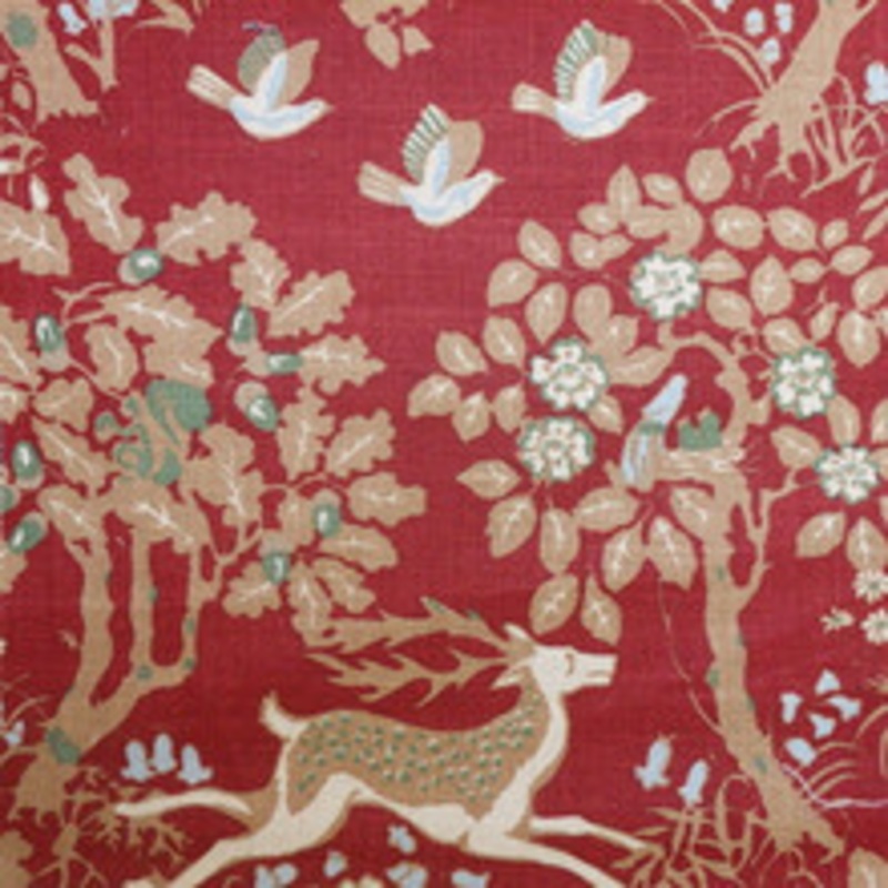 Lee Jofa Fabric Mille Fleur Pri Berry