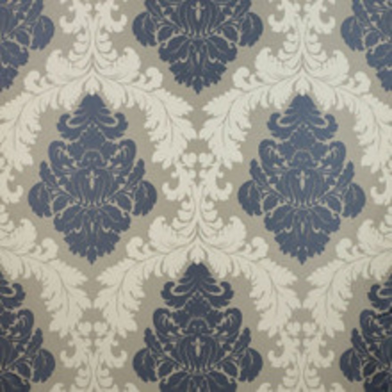RM CoCo Fabric Borghese Damask Platinum