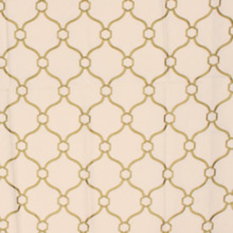 RM CoCo Fabric Picardie Trellis Grass
