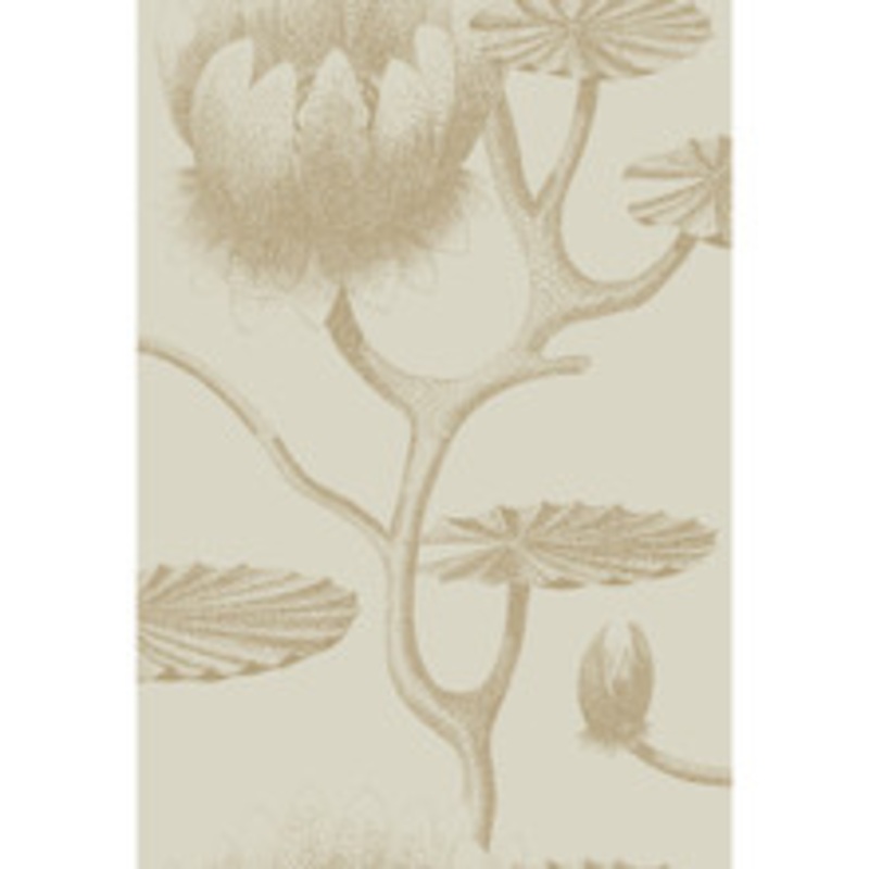 Cole & Son Wallcovering Lily Linen/Gold