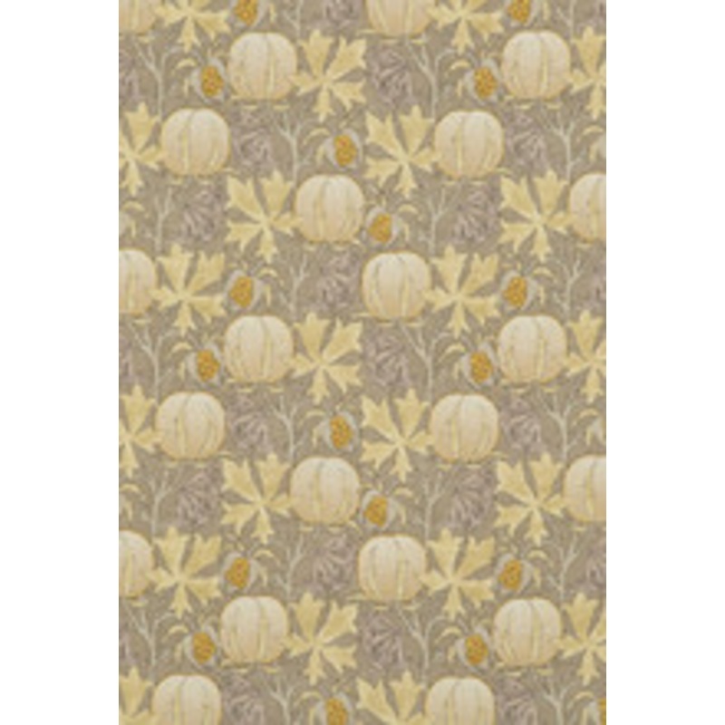 G P & J Baker Fabric Pumpkins Grey/Ochre
