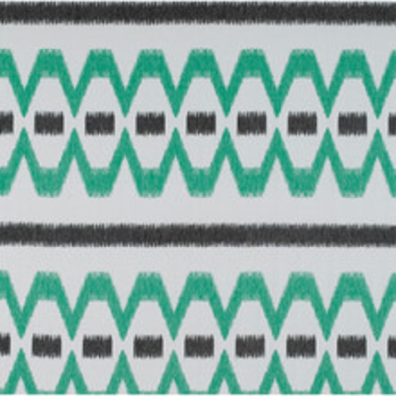 Gaston Y Daniela Fabric Lampedusa Onyx/Verde Menta