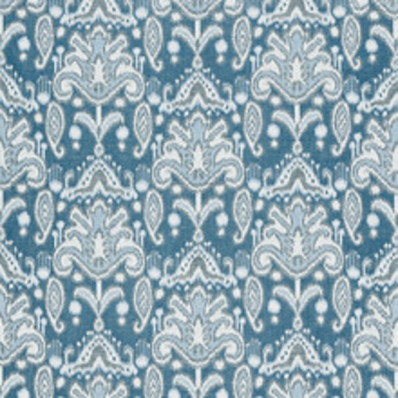 Grey Watkins Fabric Kandira Ikat/Marine Gw 000427210