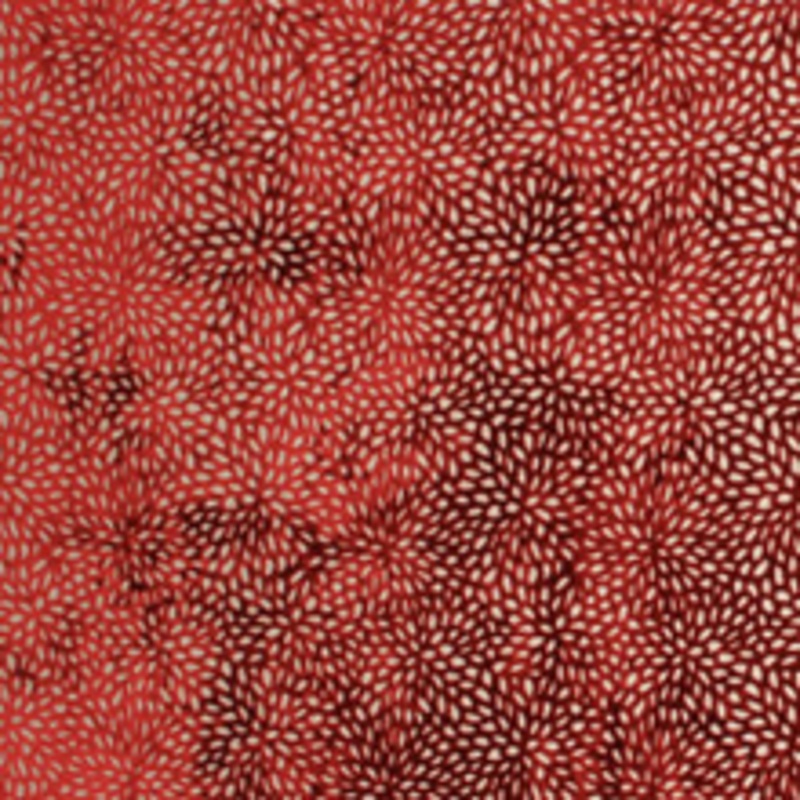 RM CoCo Fabric Ikebana Crimson