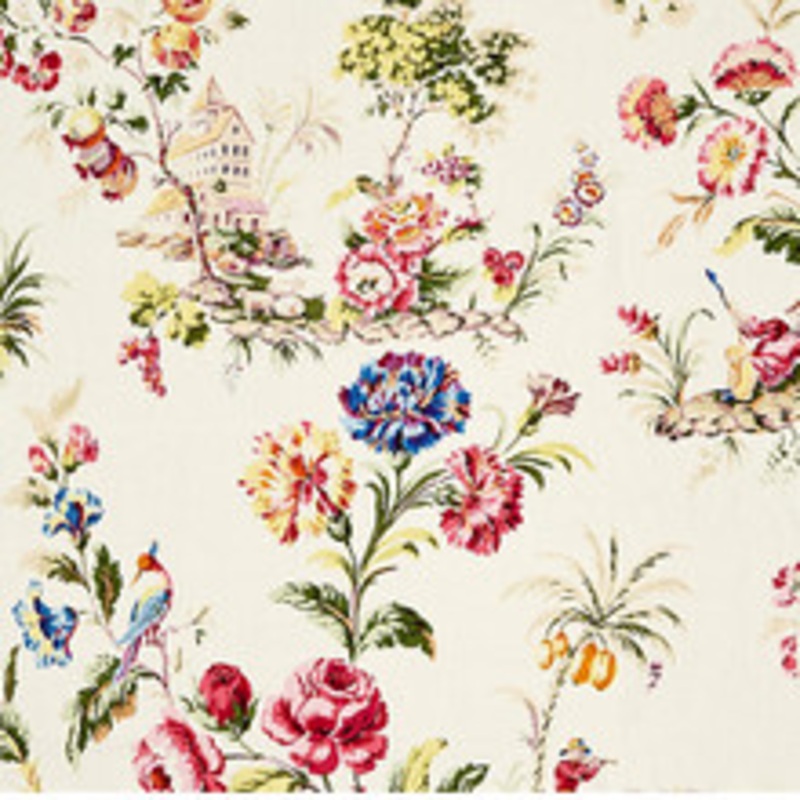 Scalamandre
 Fabric Somerset Linen Print/Bloom Sc 000116584
