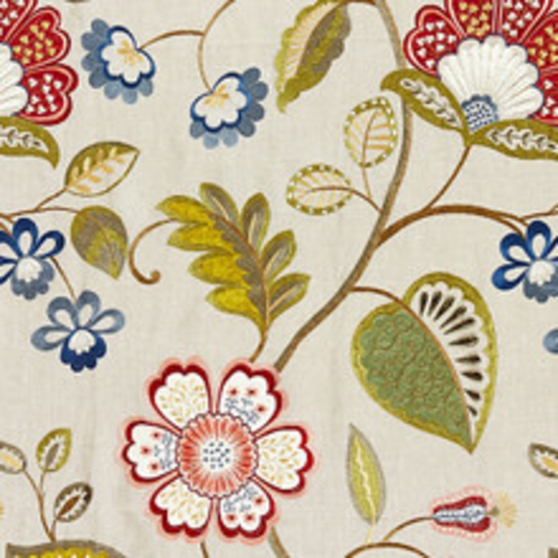 Scalamandre
 Fabric Willowood Embroidery/Bloom Sc 000227071