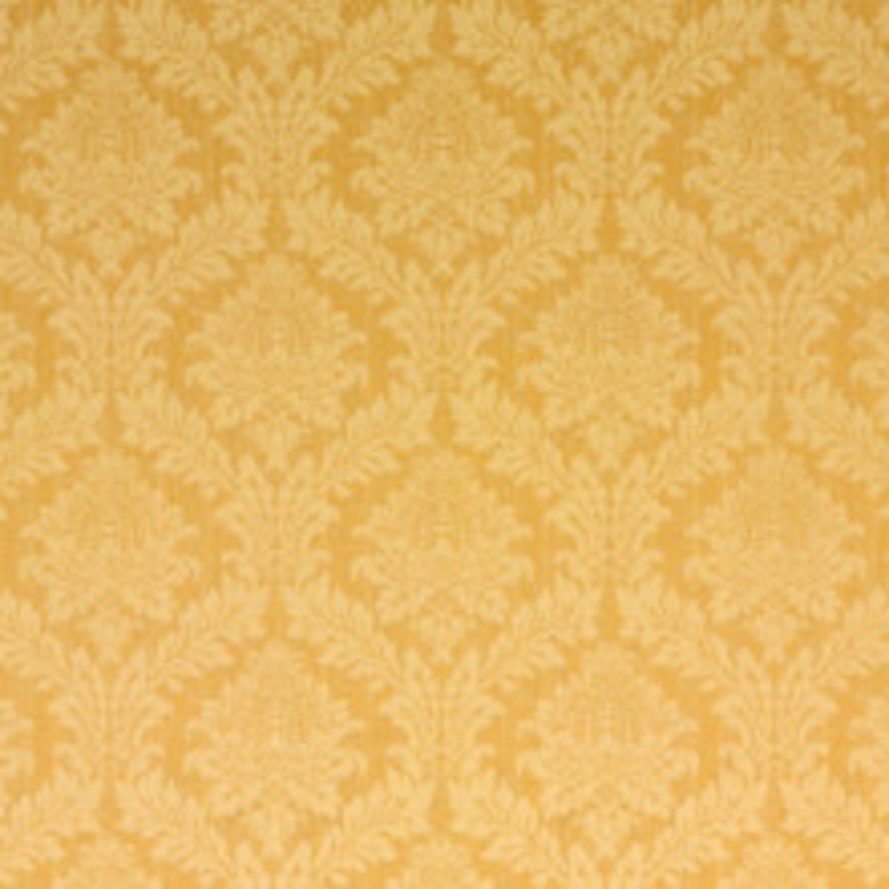 G P & J Baker Fabric Lydford Damask Gilt