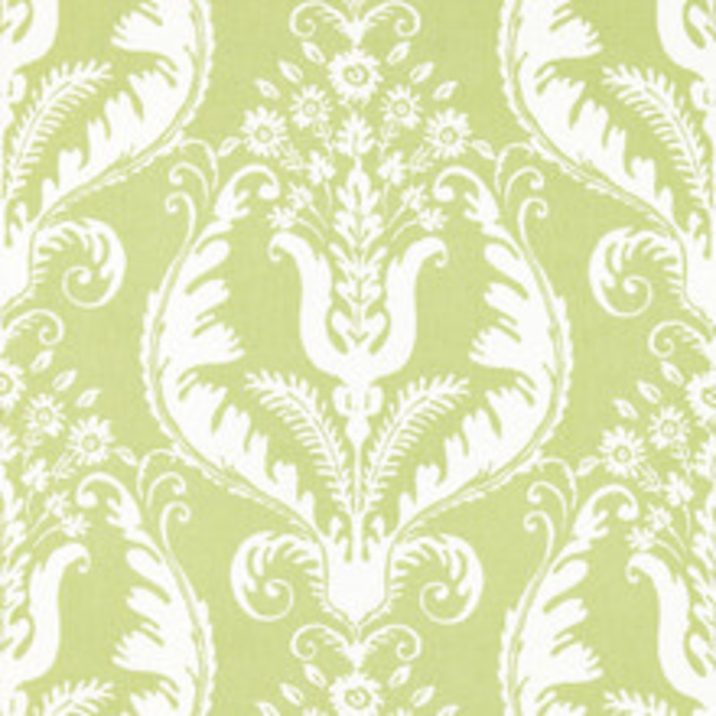 Scalamandre
 Fabric Primavera Linen Print/Celery Sc 000216597