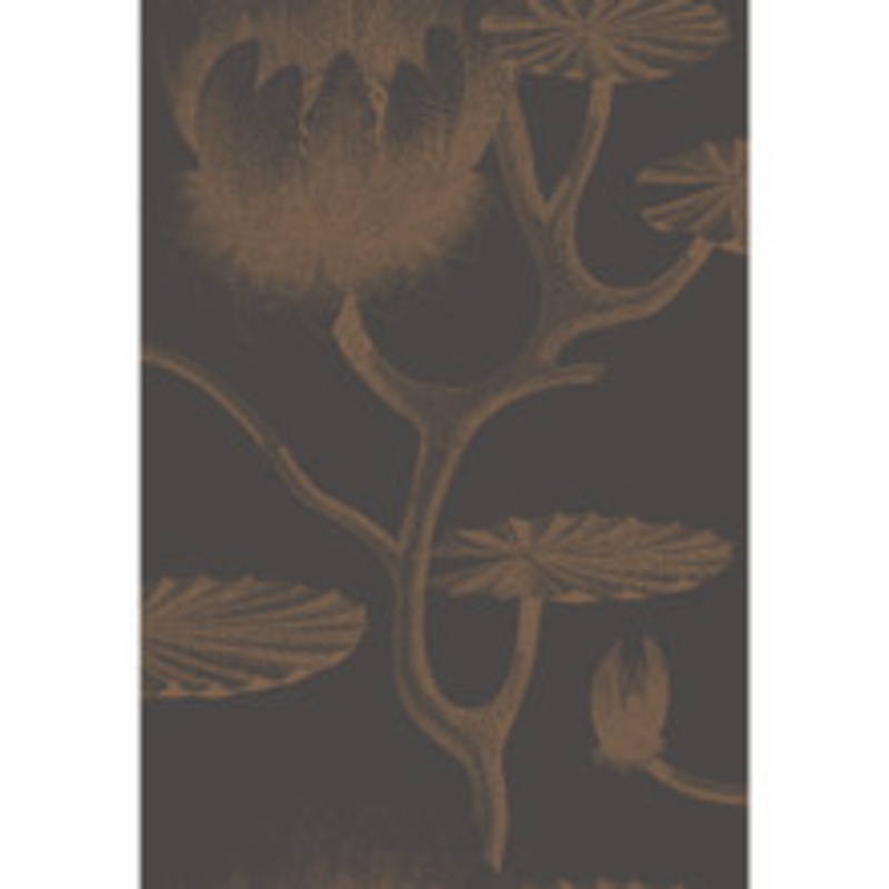 Cole & Son Wallcovering Lily Black/Bronze