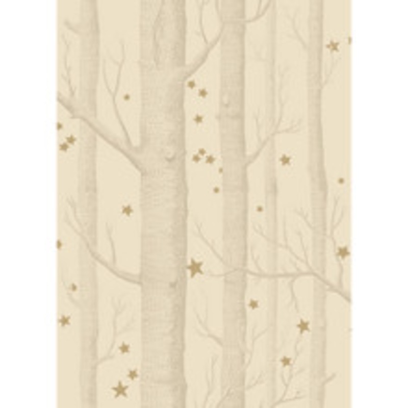 Cole & Son Wallcovering Woods & Stars Buff & Gold