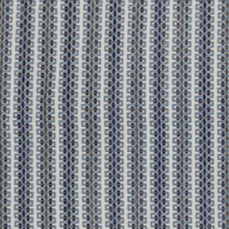 RM CoCo Fabric Passementerie Stripe Cadet