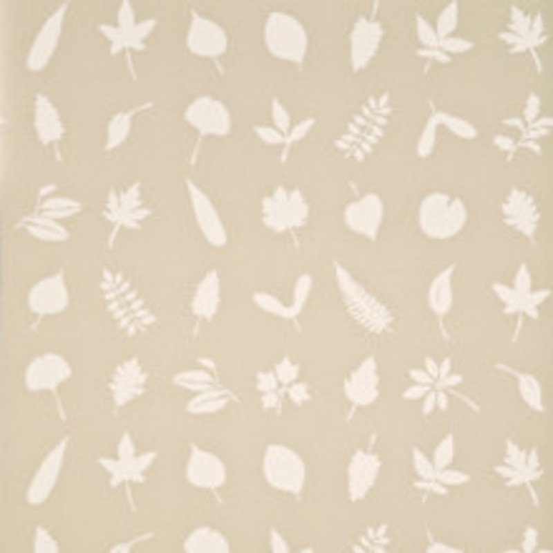 Baker Lifestyle Wallcovering Tumbling Leaves Linen