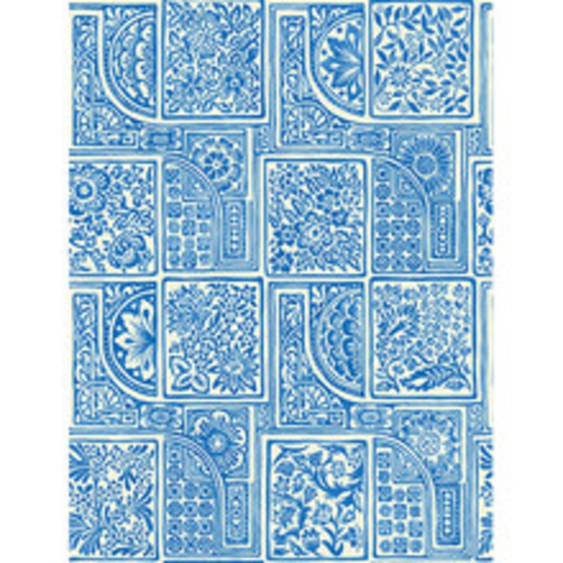 Cole & Son Wallcovering Bellini Blue & White