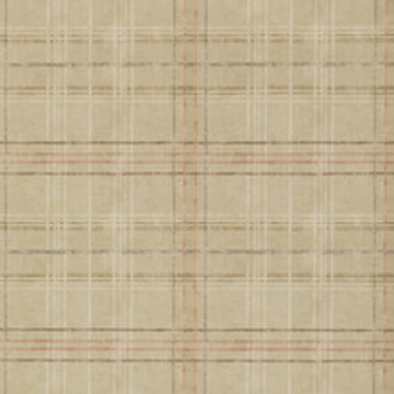 Mulberry Wallcovering Shetland Plaid Sand