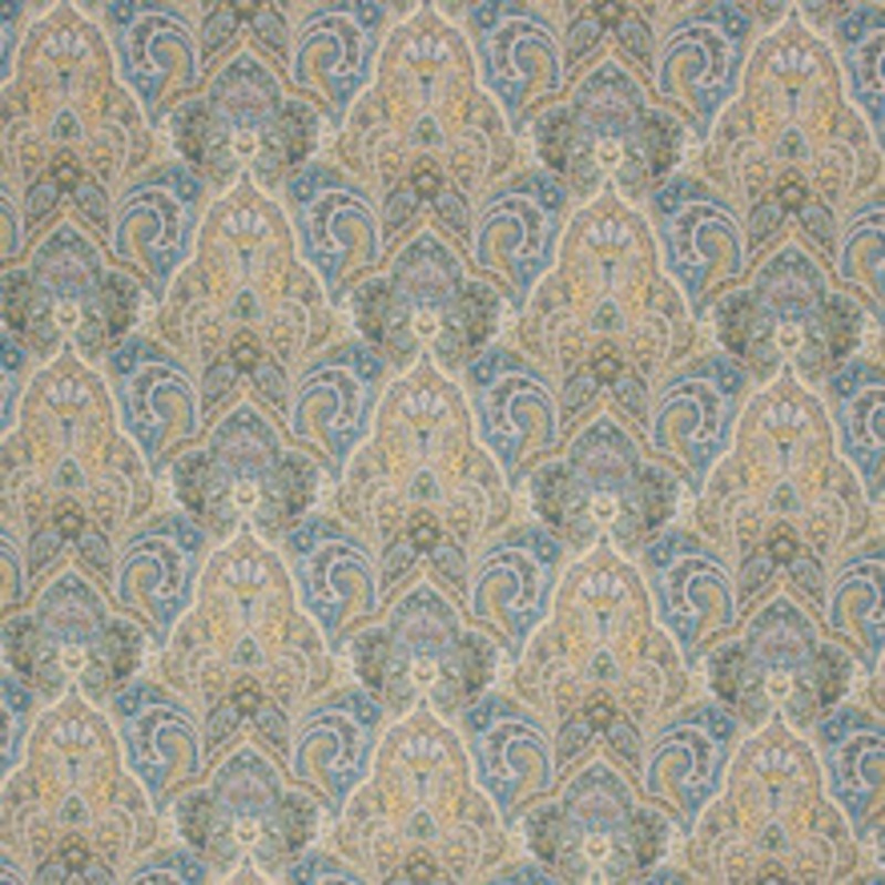RM CoCo Fabric Picadilly Paisley Shoreline