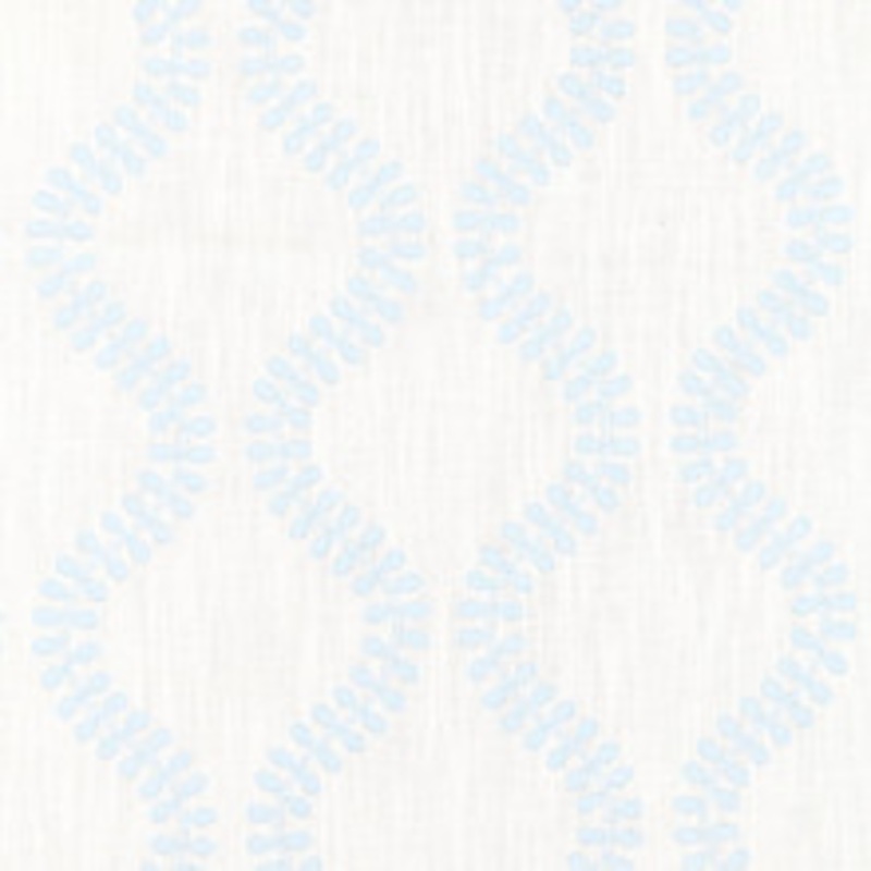 Scalamandre
 Fabric Foglia Embroidery/Sky Sc 000127127