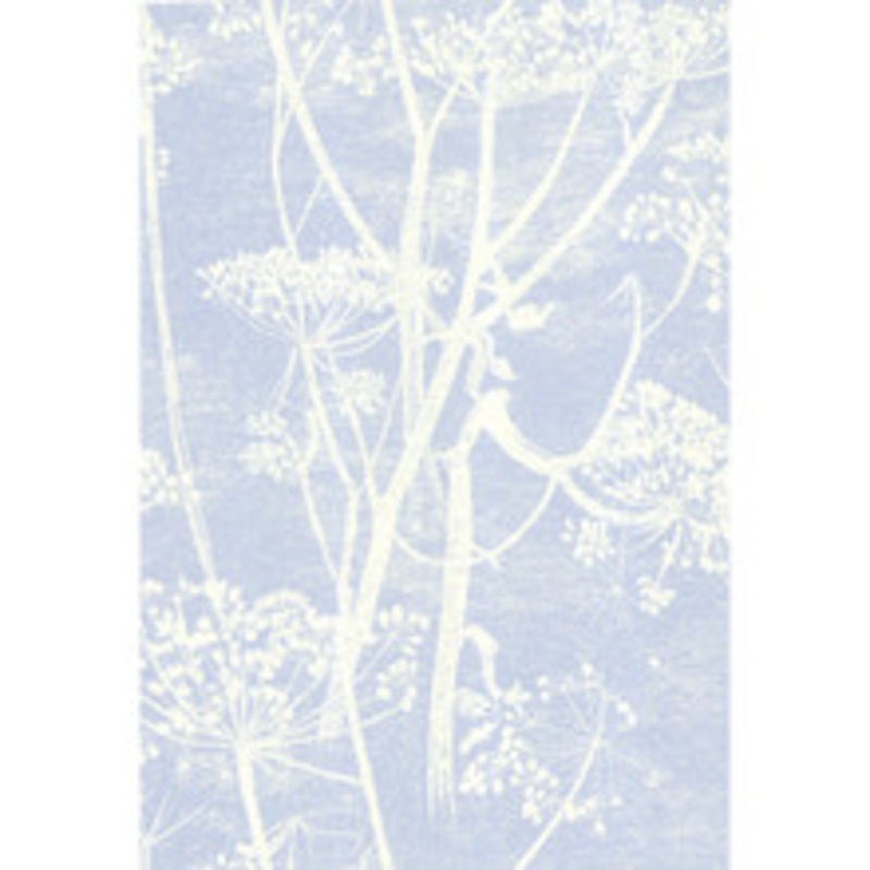 Cole & Son Wallcovering Cow Parsley White/Blu
