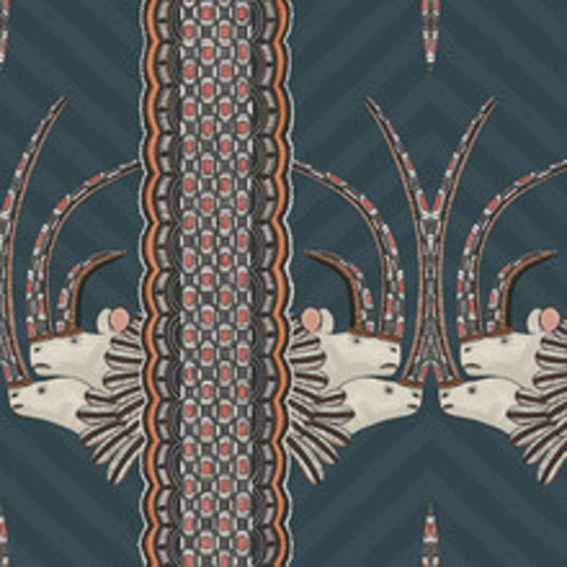 Cole & Son Wallcovering Jabu Blue
