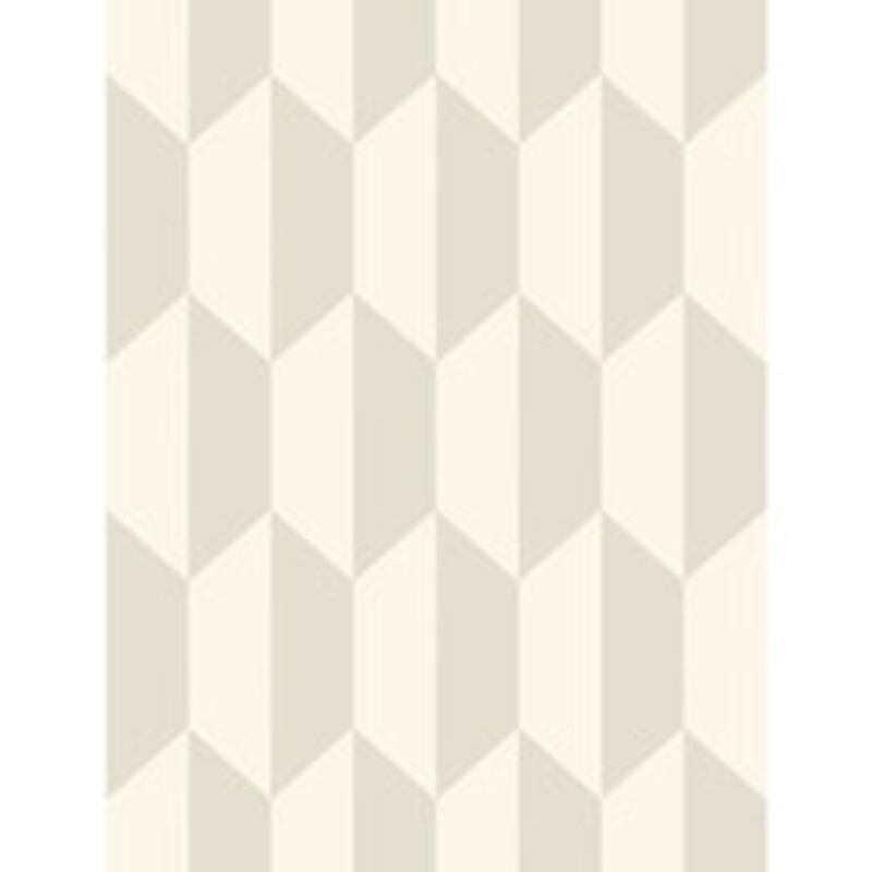 Cole & Son Wallcovering Tile White And Stone