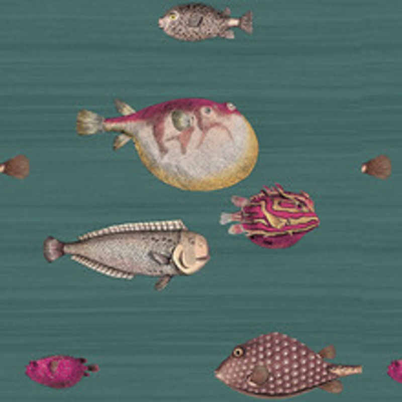 Cole & Son Wallcovering Acquario Viridian