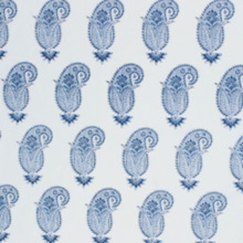 RM CoCo Fabric Akbar Paisley China Blue