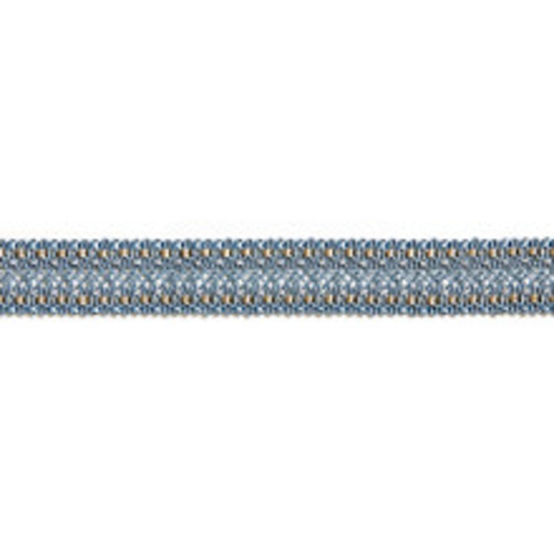 Scalamandre
 Trim Selena Gimp Braid/Bluestone Sc 0003V1240
