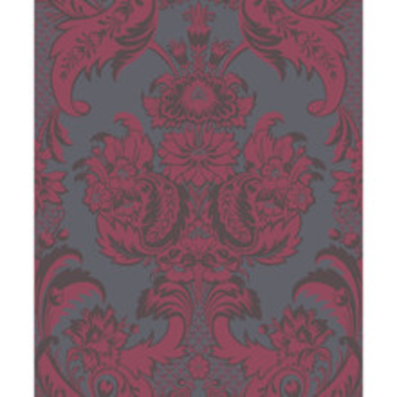 Cole & Son Wallcovering Wyndham Red And Slate