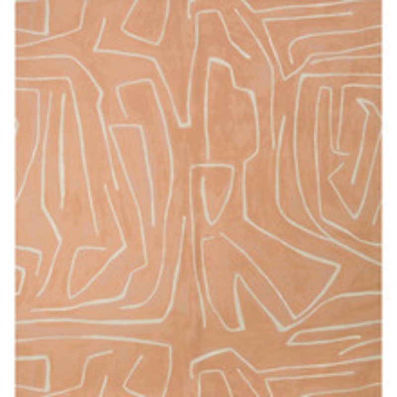 Groundworks Wallcovering Graffito Salmon/Cream