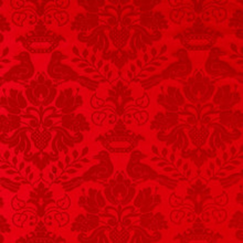 Scalamandre
 Fabric Love Bird/Ruby Sc 00151098Mm