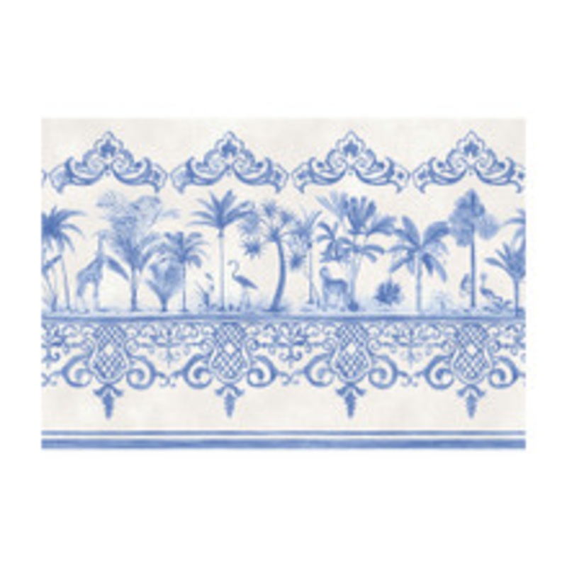 Cole & Son Wallcovering Rou Border Cobalt Blue