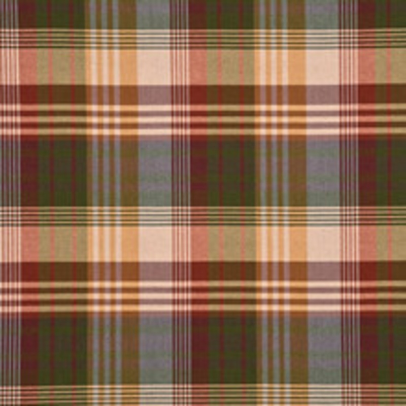 Mulberry Fabric Ancient Tartan Mulberry