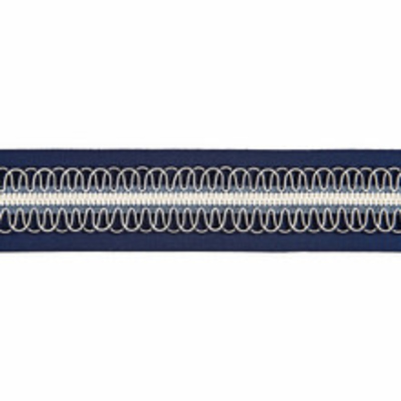 Scalamandre
 Trim Colette Braided Tape/Navy Sc 0005V1242