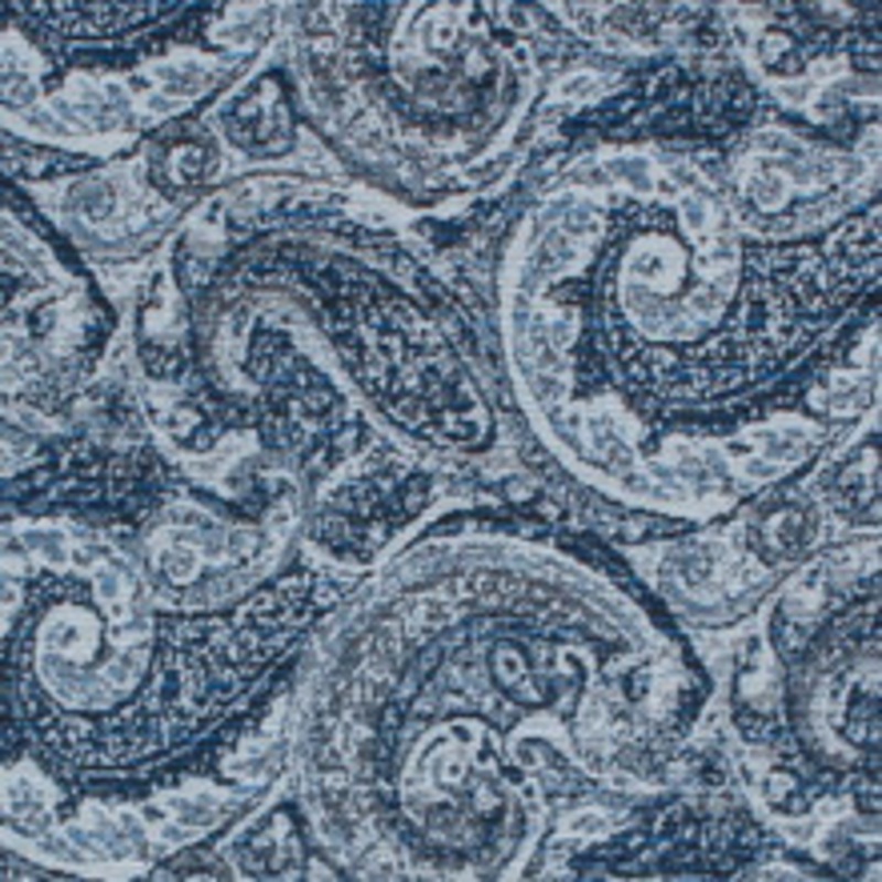 RM CoCo Fabric Copley Paisley Indigo