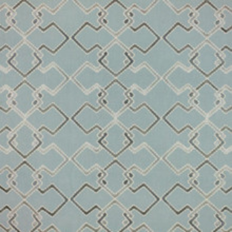 RM CoCo Fabric Interlock Trellis Azure