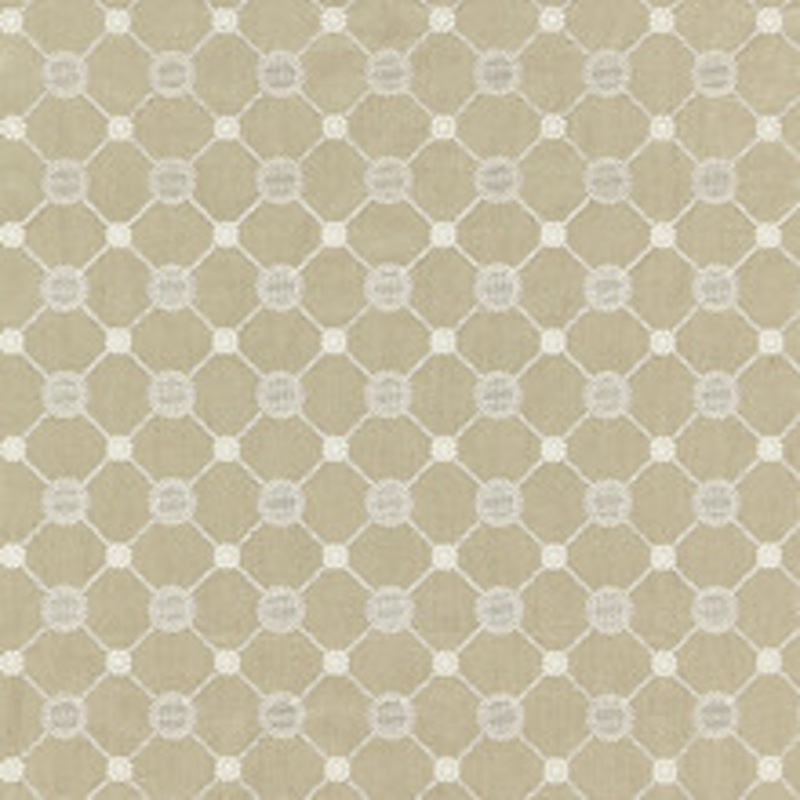 Scalamandre
 Fabric Gustavian Diamond/Flax Sc 000127161