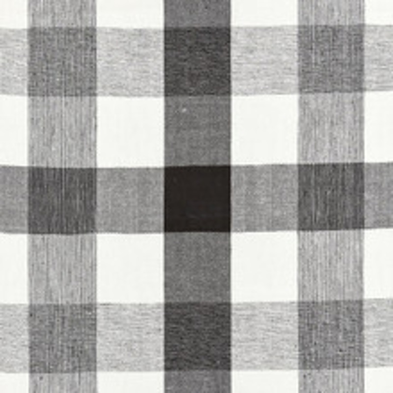Scalamandre
 Fabric Westport Linen Plaid/Noir Sc 000927135