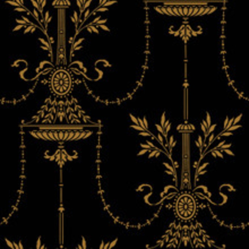 Cole & Son Wallcovering Dorset Noir